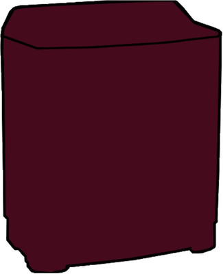 KVAR Semi-Automatic Washing Machine  Cover(Width: 84 cm, Maroon)