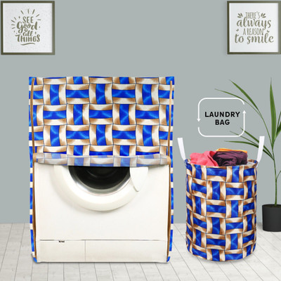 E-Retailer Front Loading Washing Machine  Cover(Width: 58 cm, Blue)