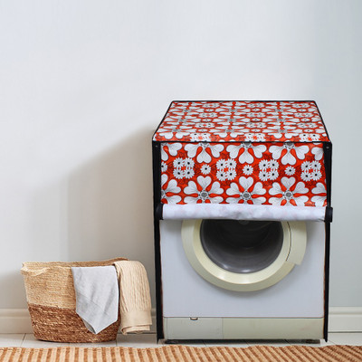 Dream Care Front Loading Washing Machine  Cover(Width: 66.04 cm, Red, White)