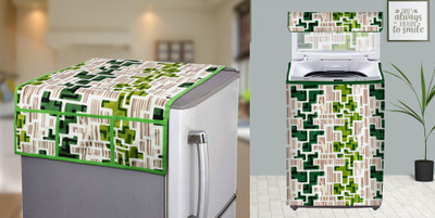 E-Retailer Top Loading Washing Machine  Cover(Width: 58 cm, Value For Money Combo Pack Of 2 Pieces)