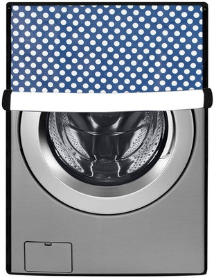 Nitasha Front Loading Washing Machine  Cover(Width: 67 cm, blue, white)