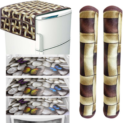 Groki Fridge Mat(Width: 53.54 cm, BROWN)