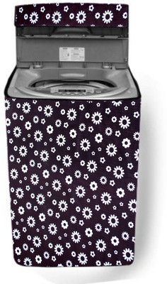 Nitasha Top Loading Washing Machine  Cover(Width: 87 cm, Black, White)