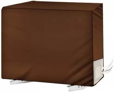 CASA FURNISHING Air Conditioner  Cover(Width: 88.9 cm, BROWN)