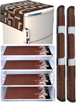RichBox Refrigerator  Cover(Width: 54 cm, BrownBox)