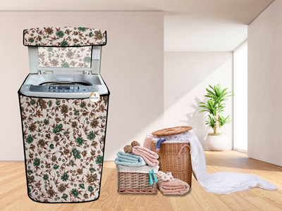 GURU ISHMA Top Loading Washing Machine  Cover(Width: 58.42 cm, cream)
