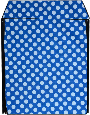AAVYA UNIQUE FASHION Front Loading Washing Machine  Cover(Width: 61 cm, Blue, White)