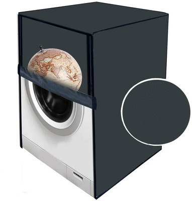JM Homefurnishings Front Loading Washing Machine  Cover(Width: 52 cm, Grey)