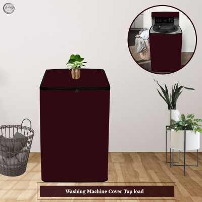 Hillberg Top Loading Washing Machine  Cover(Width: 66.04 cm, Maroon)