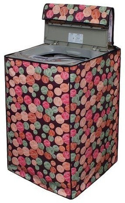 SHRI RADHE KRISHNA DREAM CARE Front Loading Washing Machine  Cover(Width: 55 cm, Black)