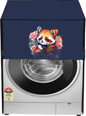 Delideal Front Loading Washing Machine  Cover(Width: 64 cm, Blue)
