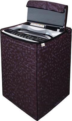 Wings Star Top Loading Washing Machine  Cover(Width: 58 cm, Brown)