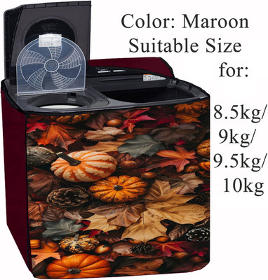 Declooms Semi-Automatic Washing Machine  Cover(Width: 94 cm, Multicolor)