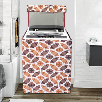 CASA FURNISHING Top Loading Washing Machine  Cover(Width: 61 cm, COFFEE)