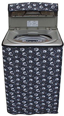 KingMatters Top Loading Washing Machine  Cover(Width: 56 cm, White, Multi)