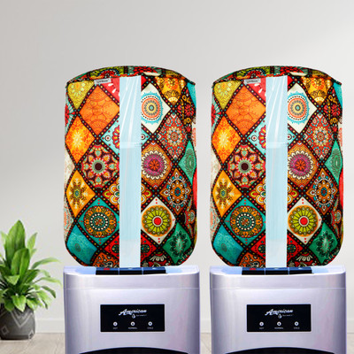 E-Retailer Water Dispenser  Cover(Width: 28 cm, 20L) With Elastic Closure And Water Level Indication, Pack of 2Pc (Multi Rangoli)
