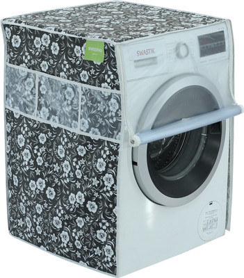 Shreepad Front Loading Washing Machine  Cover(Width: 60 cm, Black)