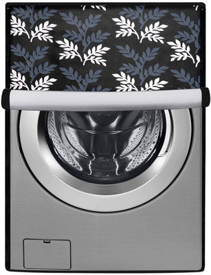 Mogne Fab Front Loading Washing Machine  Cover(Width: 64 cm, Black)