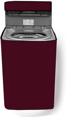 THE FASHION WEAR Top Loading Washing Machine  Cover(Width: 51 cm, Maroon)