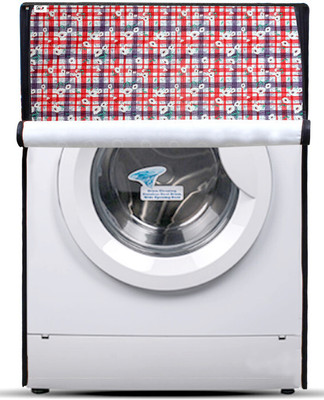 AAVYA UNIQUE FASHION Front Loading Washing Machine  Cover(Width: 61 cm, Red, Magenta)