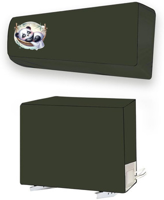 ME AND ME Air Conditioner  Cover(Width: 111.4 cm, Green)