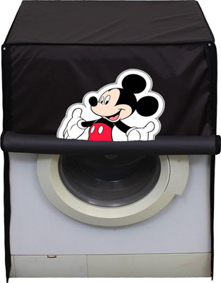 MGRN Front Loading Washing Machine  Cover(Width: 66.9 cm, Black)