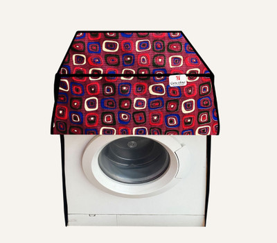 GURU-ISHMA Front Loading Washing Machine  Cover(Width: 60.96 cm, Maroon, Blue, Green)