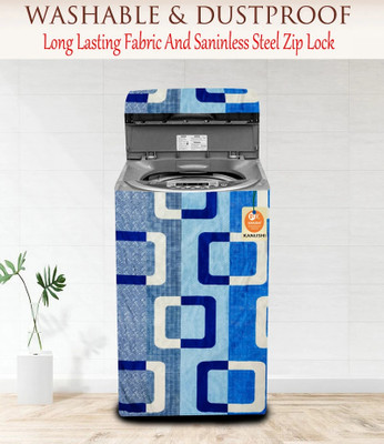Kanushi Industries Top Loading Washing Machine  Cover(Width: 55 cm, Blue)