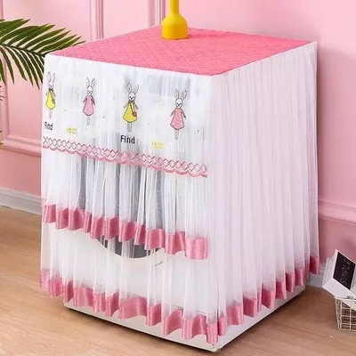 SANCORP Front Loading Washing Machine  Cover(Width: 65 cm, Pink)