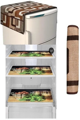 SHIV SAKTI CREATION Refrigerator  Cover(Width: 0.5 cm, MULTI COLOUR)