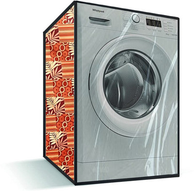 Delideal Front Loading Washing Machine  Cover(Width: 67 cm, Brown, Oregon)