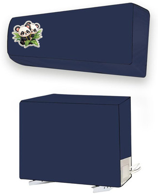 ME AND ME Air Conditioner  Cover(Width: 127.9 cm, Blue)