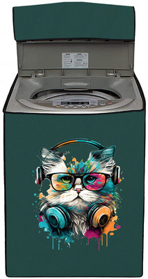 Delideal Top Loading Washing Machine  Cover(Width: 71 cm, Green)
