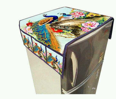 viraj Refrigerator  Cover(Width: 100 cm, Multicolor)