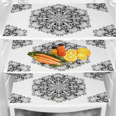 REVEXO Fridge Mat(Width: 44 cm, Multicolor)