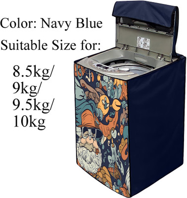 Declooms Top Loading Washing Machine  Cover(Width: 64 cm, Blue)