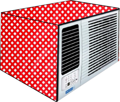 Nitasha Air Conditioner  Cover(Width: 69 cm, Red, White)