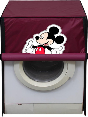 SAVEIIT Front Loading Washing Machine  Cover(Width: 66.6 cm, Maroon)