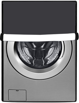 JM Homefurnishings Front Loading Washing Machine  Cover(Width: 61 cm, Grey)