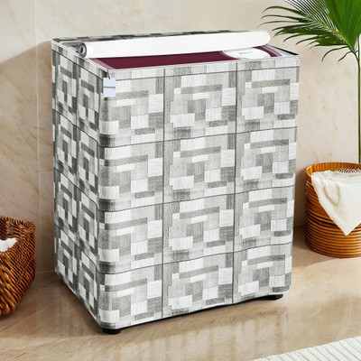HOMESTIC Semi-Automatic Washing Machine  Cover(Width: 81 cm, Grey)