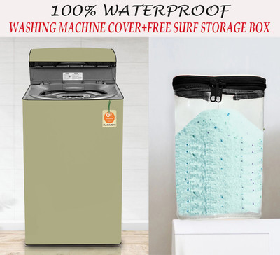 Kanushi Industries Top Loading Washing Machine  Cover(Width: 58.42 cm, Beige)