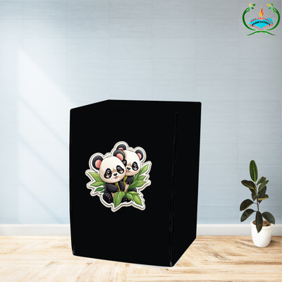 DREAMINDIANASSOCIATION Front Loading Washing Machine  Cover(Width: 55 cm, Black)