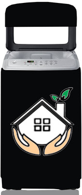 KVAR Top Loading Washing Machine  Cover(Width: 55 cm, Black)
