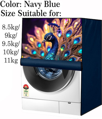 Declooms Front Loading Washing Machine  Cover(Width: 63.5 cm, Blue)