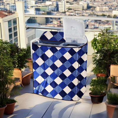 shrinitya Semi-Automatic Washing Machine  Cover(Width: 81 cm, Multicolor)