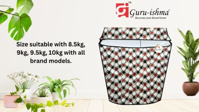 GURU ISHMA Semi-Automatic Washing Machine  Cover(Width: 88.9 cm, grey)