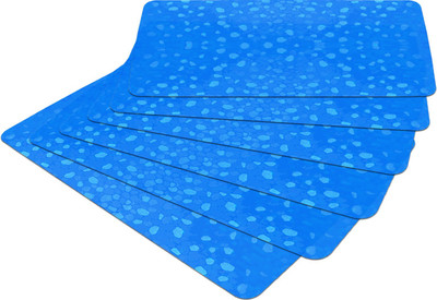 KUBER INDUSTRIES Fridge Mat(Width: 48 cm, Blue)