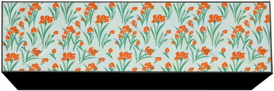VirazCollection Air Conditioner  Cover(Width: 114.3 cm, Orange,Green)