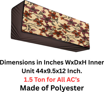 ODOTA Air Conditioner  Cover(Width: 111 cm, Brown::Beige)