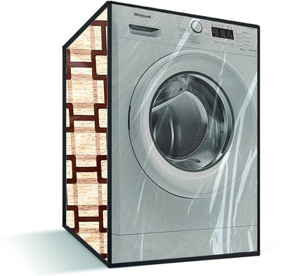 Delideal Front Loading Washing Machine  Cover(Width: 61 cm, Tumbleweed, Gold Sand)
